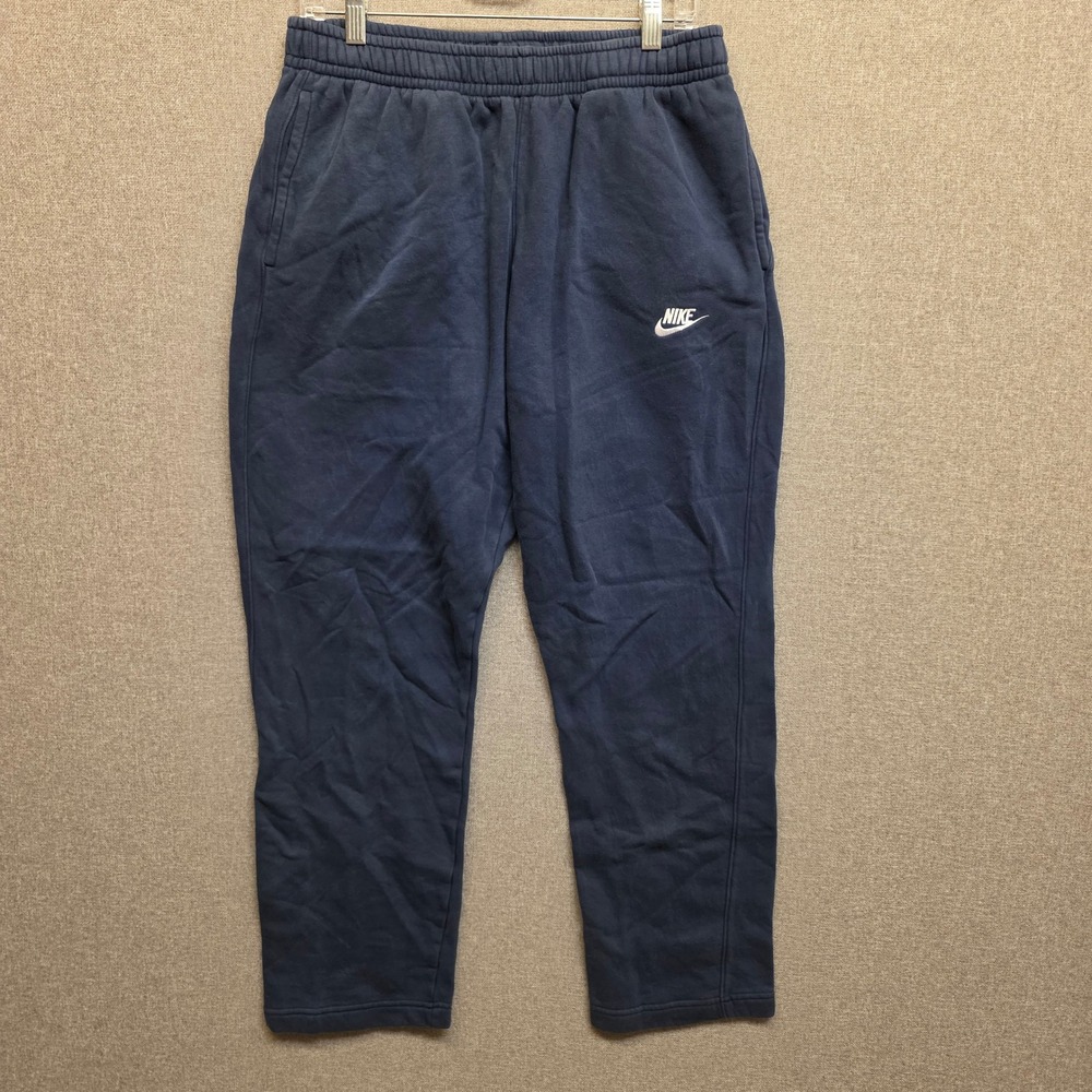 Nike Sportswear Club Fleece Mens L Navy Blue Sweatpants BV2707-410